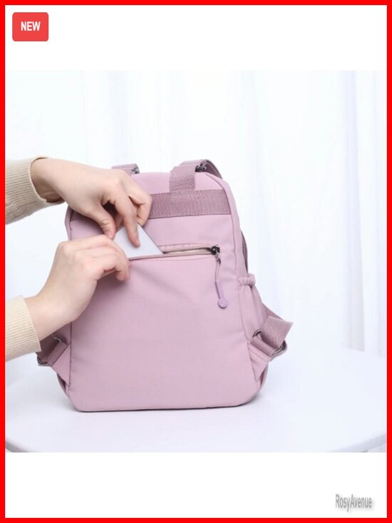 Mini Backpack for Women Nylon Anti Theft Lightweight Daypack College Bookbag main image 6